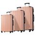Suitcase Set Hardshell 3Piece Luggage Set Carry On Hardside Luggage with TSA Lock 20" 24" 28"