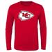 Toddler Red Kansas City Chiefs Primary Logo Long Sleeve T-Shirt