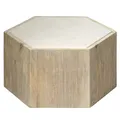 Jamie Young Co. Argan Hexagon Side Table - 20ARGA-SMWH