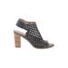 REPORT Heels: Gray Print Shoes - Women's Size 8 - Peep Toe