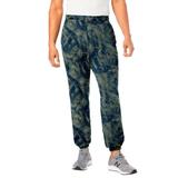 Men's Big & Tall Fleece Elastic Cuff Sweatpants by KingSize in Brushstroke Camo (Size 2XL)