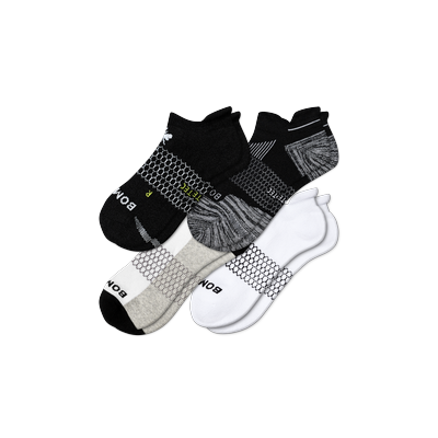 Men's Ankle Sock Starter 4-Pack - Black Mix - Large - Bombas