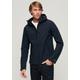 Softshelljacke SUPERDRY "HOODED SOFT SHELL JACKET" Gr. XL, blau (eclipse navy) Herren Jacken Softshelljacken