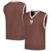 Men's PLEASURES Brown New York Mets Knit V-Neck Pullover Sweater Vest