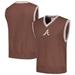 Men's PLEASURES Brown Atlanta Braves Knit V-Neck Pullover Sweater Vest