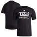 Men's adidas Black Georgia Tech Yellow Jackets Sideline Strategy Glow Pregame T-Shirt