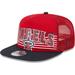 Men's New Era Red Los Angeles Angels Speed Golfer Trucker Snapback Hat