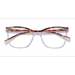 Female s square Tortoise Clear Acetate Prescription eyeglasses - Eyebuydirect s Rima