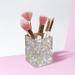 Bling Cup Holder Organizer â€“ Pen Pencil Office Desk Table Decorative Supplies Rhinestone Crystal Glitter Home Bedroom Vanity Makeup Brush Storage Bins Container Accessories