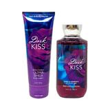Bath and Body Works Dark Kiss 2 Piece Gift Set - Body Cream and Shower Gel - Full Size