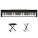 Yamaha P-225 88-Key Digital Piano Black Essentials Package