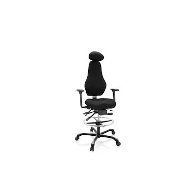 Arbeitsstuhl / Counterstuhl RESISTIO WORK Stoff schwarz hjh OFFICE Image