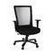 Bürostuhl / Drehstuhl XXL EXTENDER Netz / Stoff schwarz hjh OFFICE