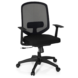 Bürostuhl DELIGHT Netzstoff schwarz hjh OFFICE Image