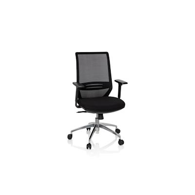 Bürostuhl / Drehstuhl PROFONDO Netzstoff / Stoff schwarz hjh OFFICE Image