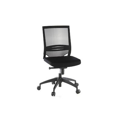 Bürostuhl / Chefsessel PORTO ECO Sitz Stoff / Rücken Netz schwarz hjh OFFICE Image