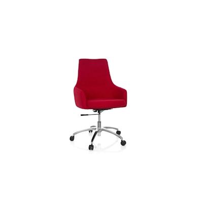 Bürostuhl / Drehstuhl SHAKE 100 Stoff rot hjh OFFICE Image