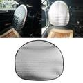 Anvazise Thicken Cotton Anti Automotive Car Steering Wheel Sun Shade Cover Accessory Silver One Size