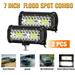 Lierteer 2X 7Inch 120W Led Work Light Bar Spot Flood Work Driving Lights Offroad 4Wd