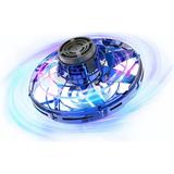 Flying Spinner Mini Drone Hand Operated Drones for Kids Adults Flying Ball Toy with 360Â° Rotating LED Lights Indoor Outdoor Stress Relief UFO Drone Toys for Boys Girls Gift
