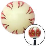 American Shifter Ivory Flame Shift Knob with M12 x 1.5 Insert Shifter Auto Manual Custom Brody