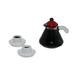 Farfi Cute Mini Coffee Pot Model Dollhouse Miniature Kids Toy Doll Home Accessories