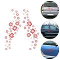 Car sticker 2pcs Decorative PVC Car Sticker Chic Car Decal Ornament Fresh Car Body Sticker