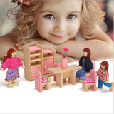 SNNROO Hape Wooden Doll House Furniture Baby s Room Set Hape Wooden Doll House Furniture Children s Room with Accessories