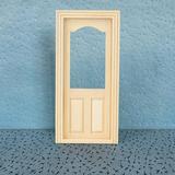 Mini Dollhouse Door Dollhouse Door Wooden Dollhouse Door 1:12 Dollhouse Door 1: 12 Wooden Door Mini Simulation Wooden DIY Door Furniture For 1:12 Doll House Accessory