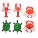 6pcs Pull String Cartoon Sea Animal Toys Toddler Pull Toy Pull Animal Toys