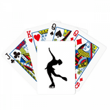 Winter Sport Outline Female Skating Poker Playing Magic Card Fun Board Game