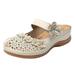 Sandals For Women Ladies Girls Comfortable Hollow Out Round Toe Wedges Slippers