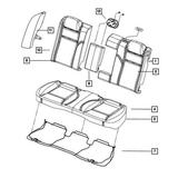 Genuine OE Mopar Rear Seat Center Armrest - 1YC64JRRAA Fits select: 2014 CHRYSLER 300C 2013 CHRYSLER 300