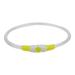 LED Dog Collar Rechargeable RGB Color Changing Light Up Dog Collars Waterproof Dog Lights Make Pet Visible and Safety for Night Walkingï¼ŒOutdoor Camping for Small Medium Large Dogs - Yellow