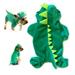 KelaJuan Dogs Clothes Small Pet Costume Halloween Dinosaur Costume Dog Clothing Preppy Outfits Funny Apparel