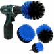 Drill Attachment Power Scrubber â€“ Turbo Scrub Kit of 3 Scrubbing Brushes â€“ All Purpose Shower Door Bathtub Toilet Tile Grout Rim Floor Carpet Bathroom and Kitchen Surfaces Cleaner 2