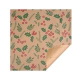 iOPQO Christmas Wrapping Paper Christmas Ornaments Colored Kraft Paper Christmas Wrapping Paper Gift Wrapping Paper Has A Back Line Of 44 Ã— 100Cm Gift Wrapping Paper Christmas Decorations