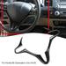 For HONDA Civic 8th 2006-2011 ABS Carbon Fiber Inner Steering Wheel Cover Trim