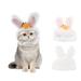 Clearance under $5-Shldybc Cute Rabbit Pet Hat Dog Pet Headdress Headgear Hat Funny Pet Hat Rabbit Ears Dog Birthday Party Supplies Dog Hats on Clearance