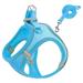 CSCHome Pet Harness and Leash Set Dog Cat Harness with Dog Cat Leash Comfortable Feel Strong and Durable More Convenient to Go out and Prevent Pet Loss Suitable for All Pets