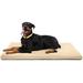 Tough Orthopedic Dog Crate Pad - Washable Water Resistant Dog Crate - X-Large Orthopedic Dog Bed 47 x29 Ststone