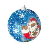 iOPQO Christmas Ball Ornaments Christmas Tree Decorations 10Cm Christmas Ball Christmas Party Decoration Christmas Tree Pendant Foam Sequin Print Christmas Decoration 2 Pcs Christmas Party Decorations