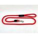 Soft Lines Dog Snap Leash 0.5 In. Diameter By 8 Ft. - Red