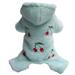 Wear-Resistant Pet Clothes - Eye-Catching Flannel Winter Pajamas - Rompers - Outdoor Use - Warm and Stylish Pet Outfit