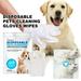 (Buy 3 Get 2 Free)Pet No Washing Glove 3 Pcs Pet No Rinse Pet Wipes Pet Disposable Cleaning Massage Gloves Pet Grooming Pet Washing(NEW)