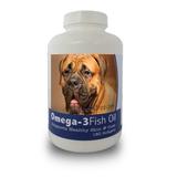 Healthy Breeds Dog Omega-3 Fish Oil Softgels for Bullmastiff 180 Count