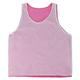 Toptie Reversible Training Vests Two Sides Sports Vest Football Jersey Pinnies for Soccer Team for Adult and Kids-White/Pink-Large