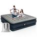 iDOO 18 King Size Air Mattress Inflatable Airbed with Built-in Pump 700lb Max