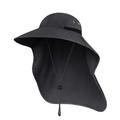 Outdoor Sun Hat for Men with UV Protection Safari Cap Wide Brim Fishing Hat with Neck Flap for Dad