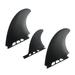 3Pcs Universal Surfboard Fins Quick Release Surfing Fin for Boat Kayak Longboard Paddleboard Accessory